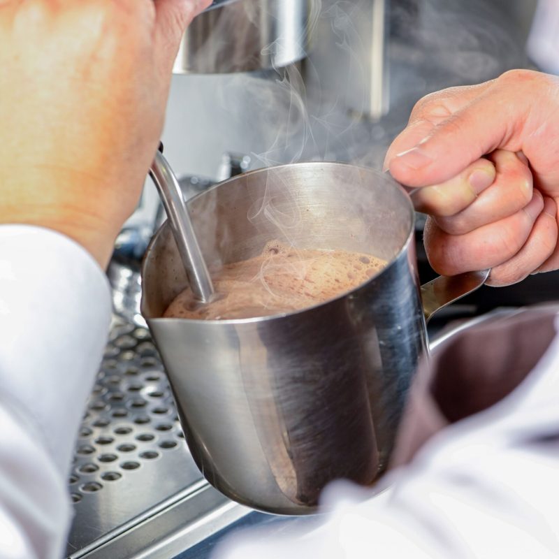 espuma de chocolate